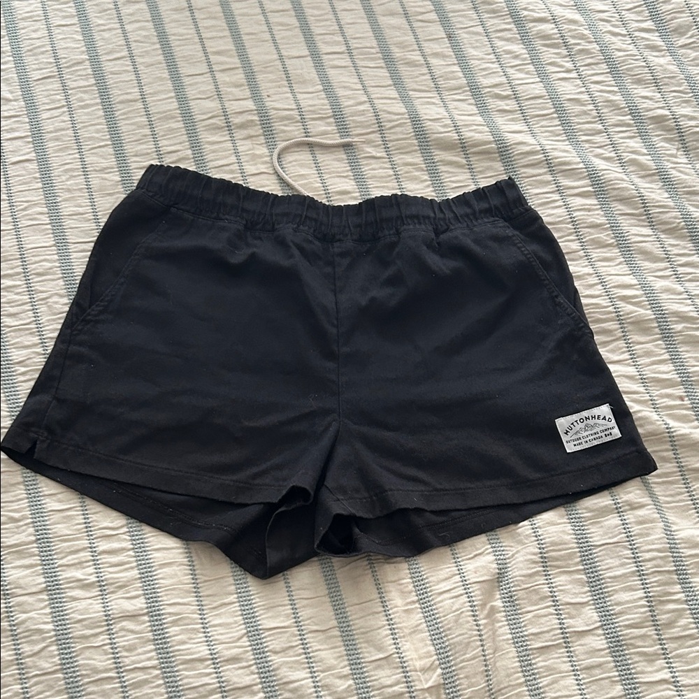 Stonewear Black Women's Athletic Shorts